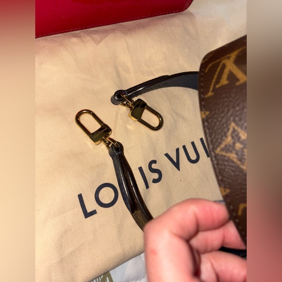 Louis Vuitton Spring Street Handbag Monogram Vernis with Monogram Canvas - Picture 6 of 13